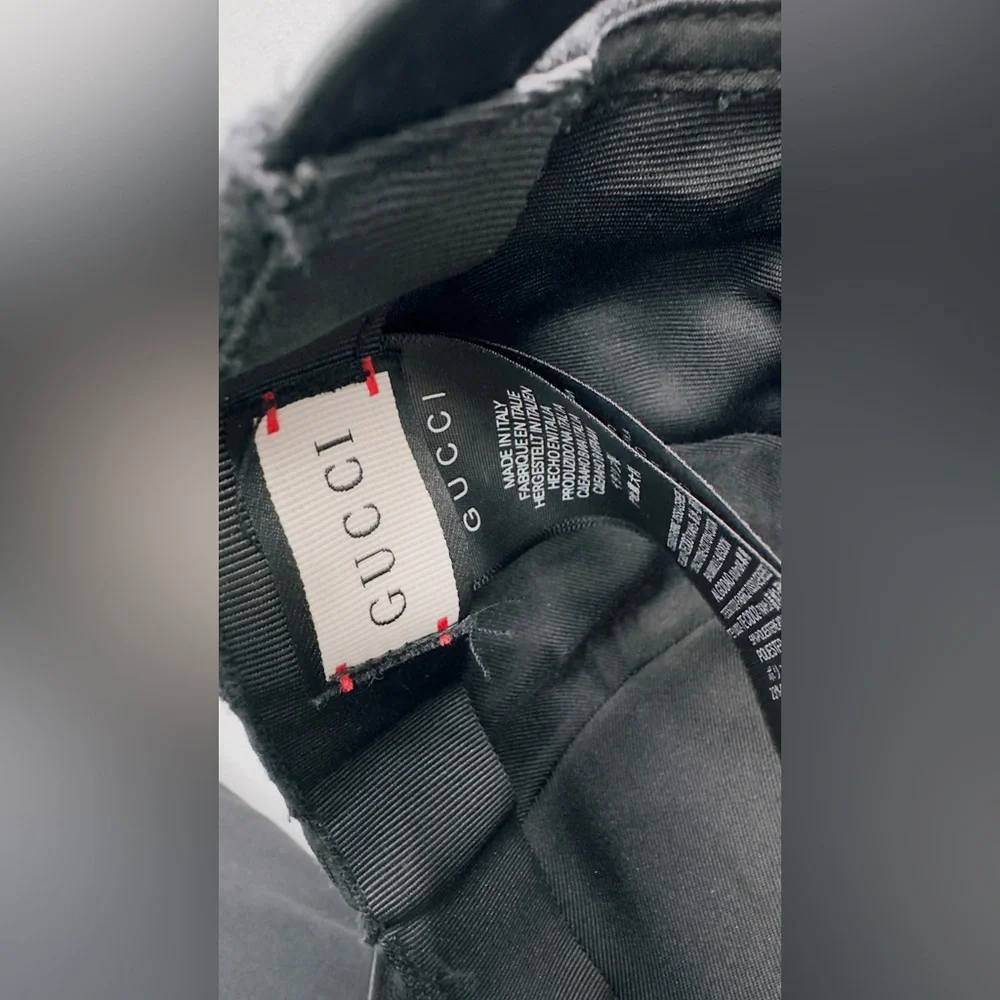 Gucci Gray Monogram Hat - Picture 6 of 7